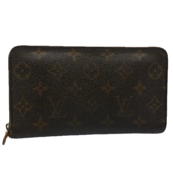 LOUIS VUITTON Monogram Porte Monnaie Zip Long Wallet M61727 LV Auth 62324 - Picture 1 of 16